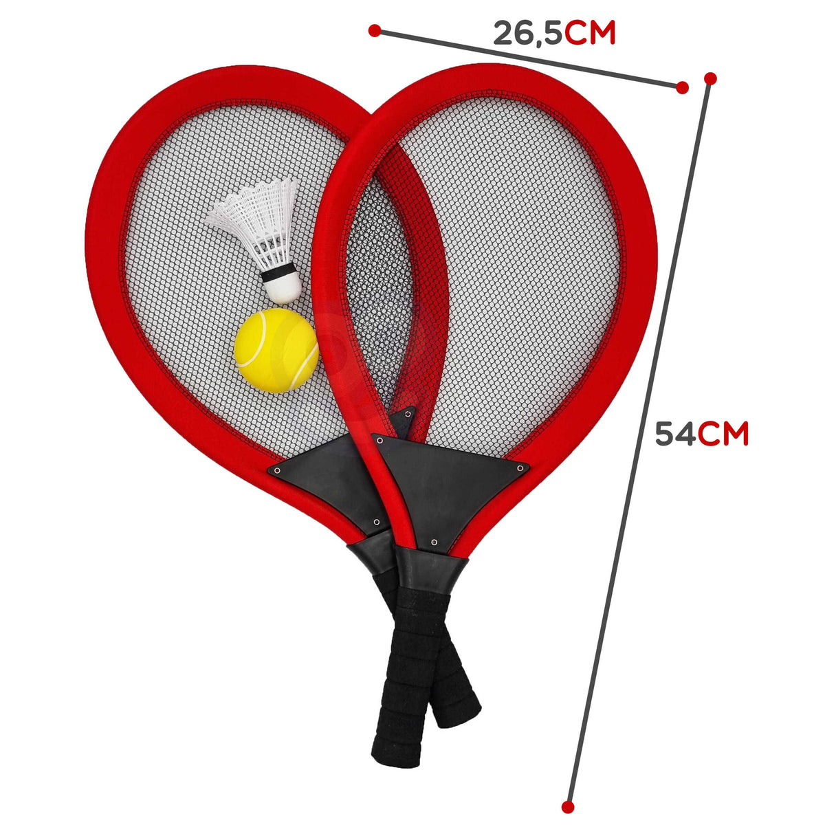 WOOPIE Teniso ir badmintono raketių rinkinys vaikams