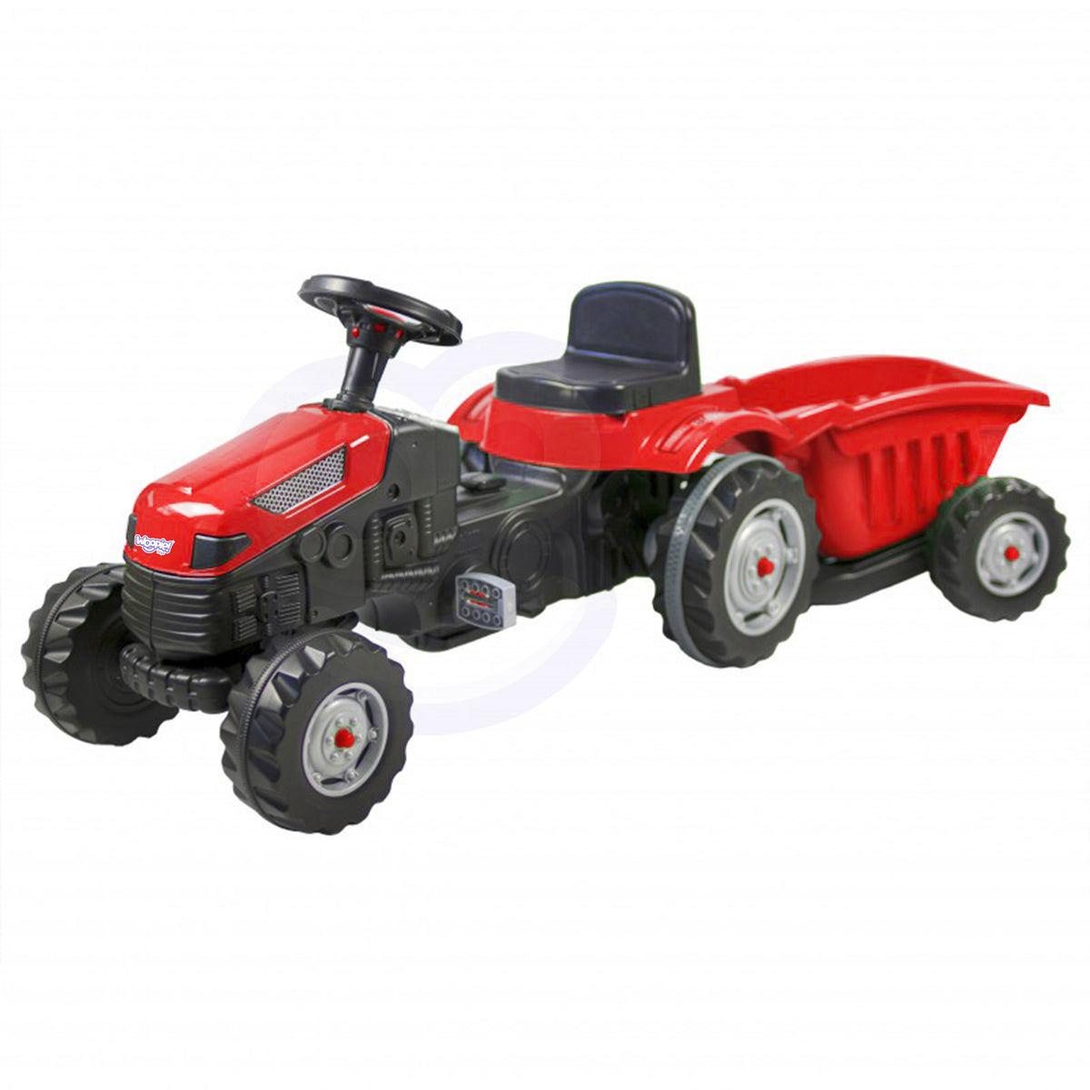 WOOPIE Farmer GoTrac MAXI Minamas Traktorius su Priekaba