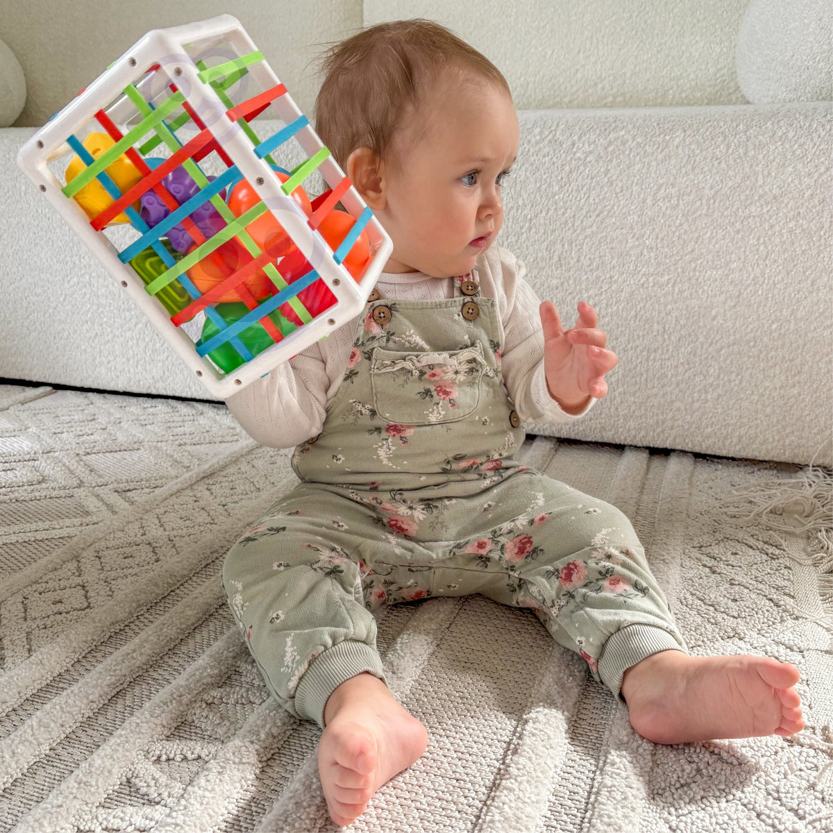 WOOPIE BABY Lankstus Sensorinis Kubas Rūšiuoklė, Spalvotos Formos 13 d.