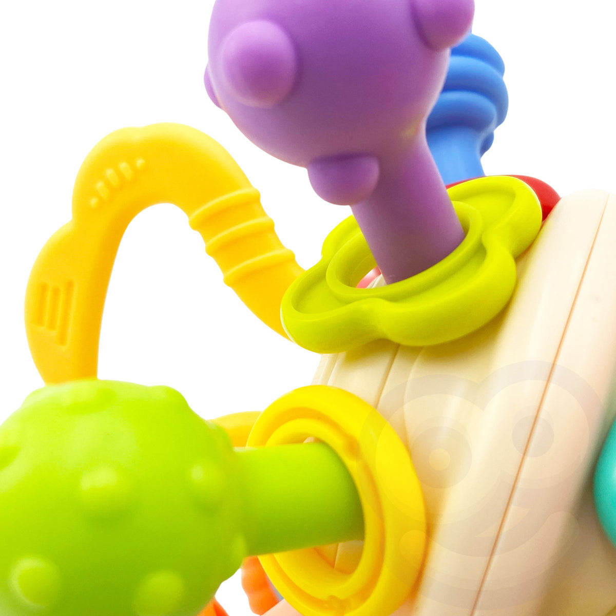 WOOPIE BABY minkštas barškutis-kramtukas 2in1 kūdikiams 0m+