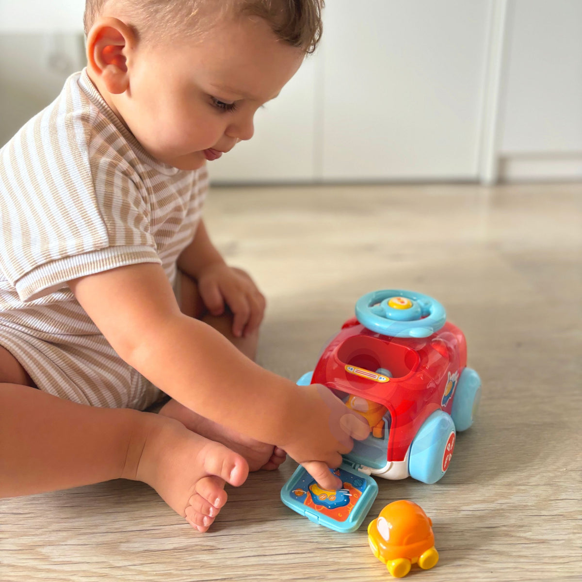 WOOPIE BABY Automobilis su Katapulta – Lavinamasis Rinkinys Vaikams