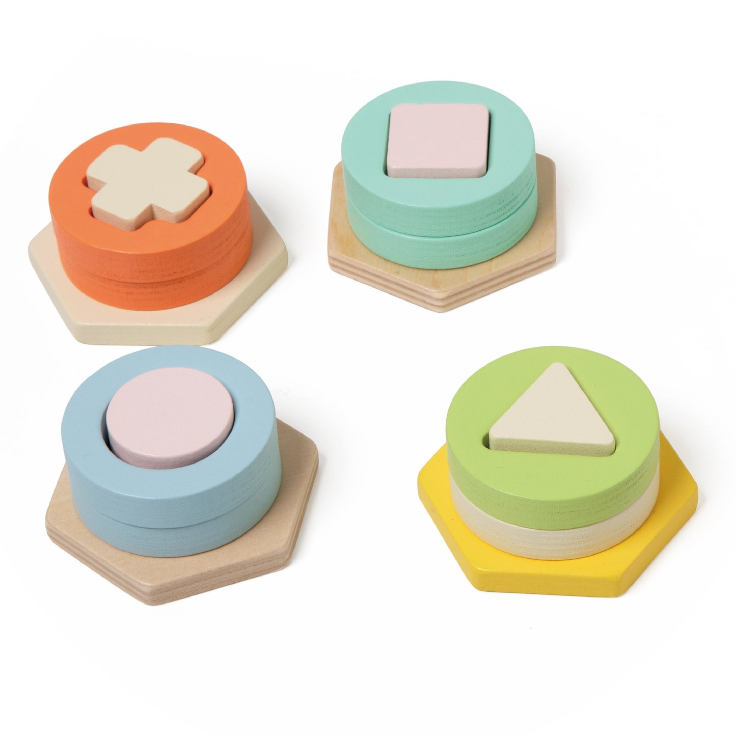 CLASSIC WORLD Montessori Formų ir Spalvų Rūšiuoklis Bokštas
