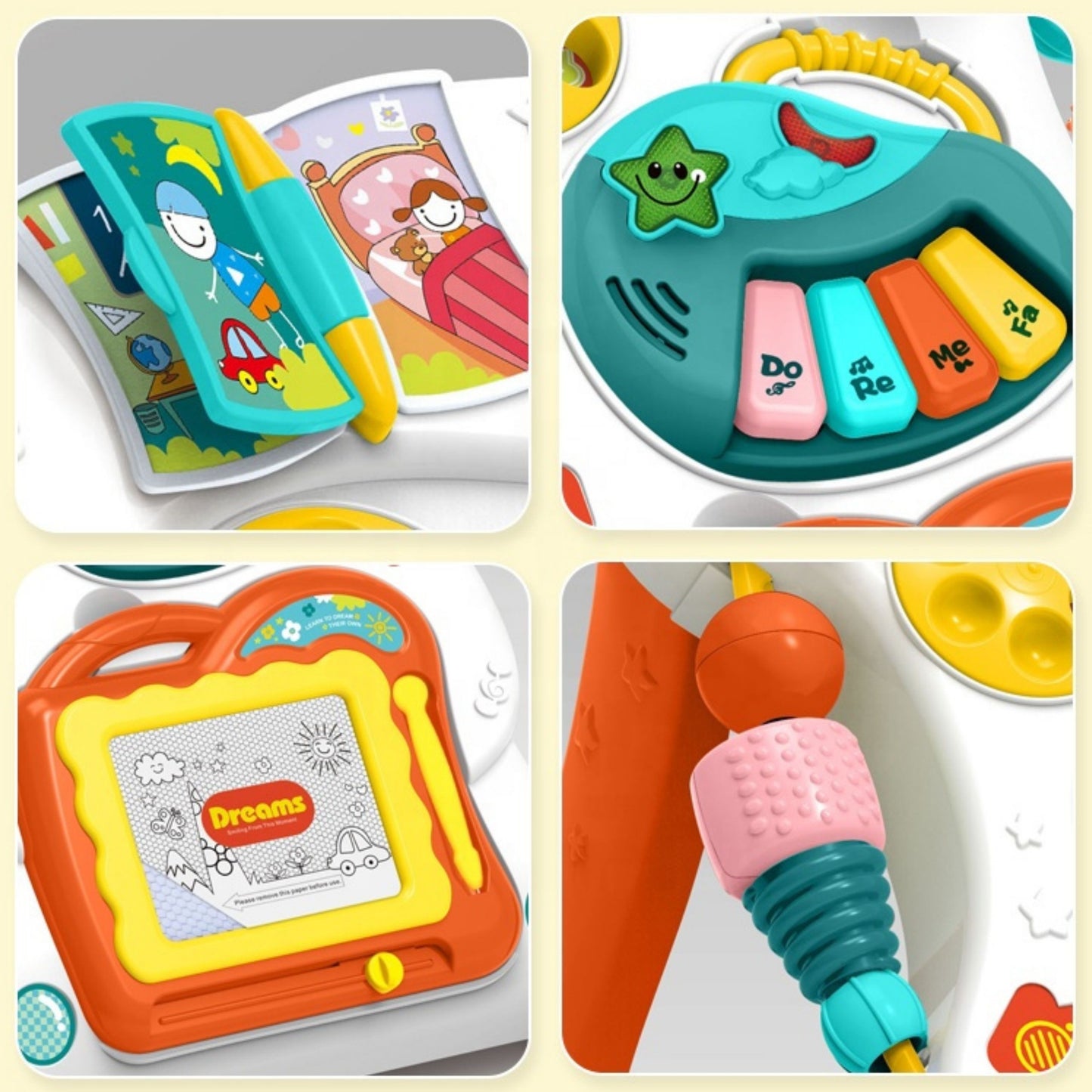 WOOPIE BABY Muzikinis Stumdukas su Lavinamuoju Žaidimų Skydeliu