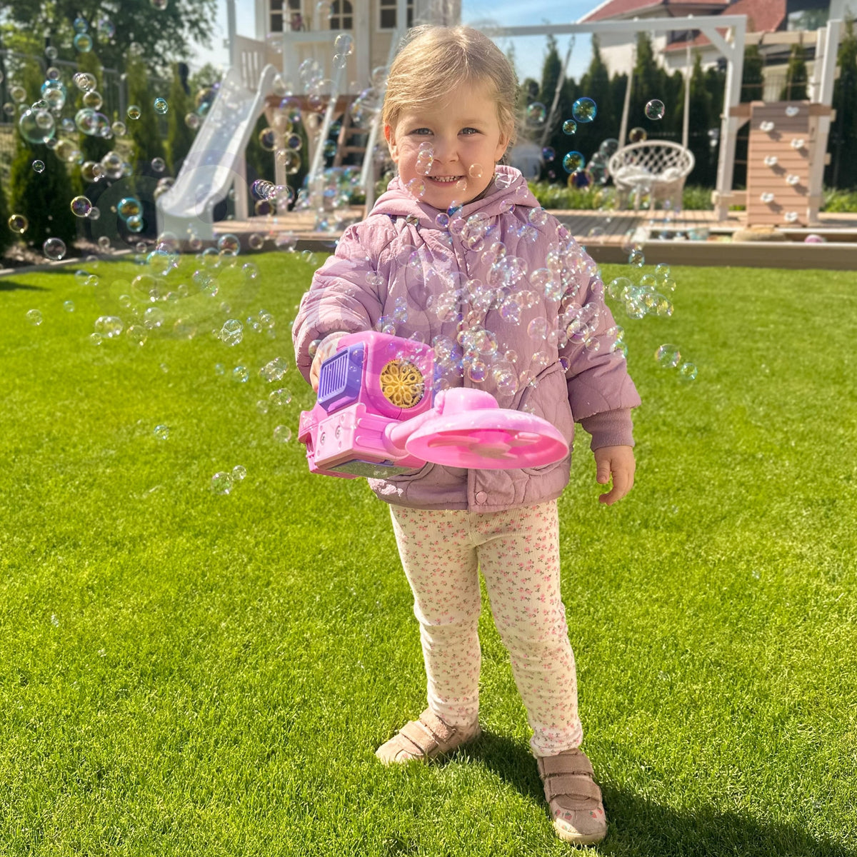 WOOPIE Muilo Burbulų Vejapjovė su Šviesomis, Mėlyna