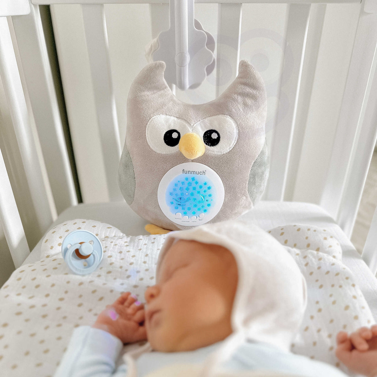 WOOPIE BABY Pelėda 2-in-1 Projektorius su 10 Lopšinių