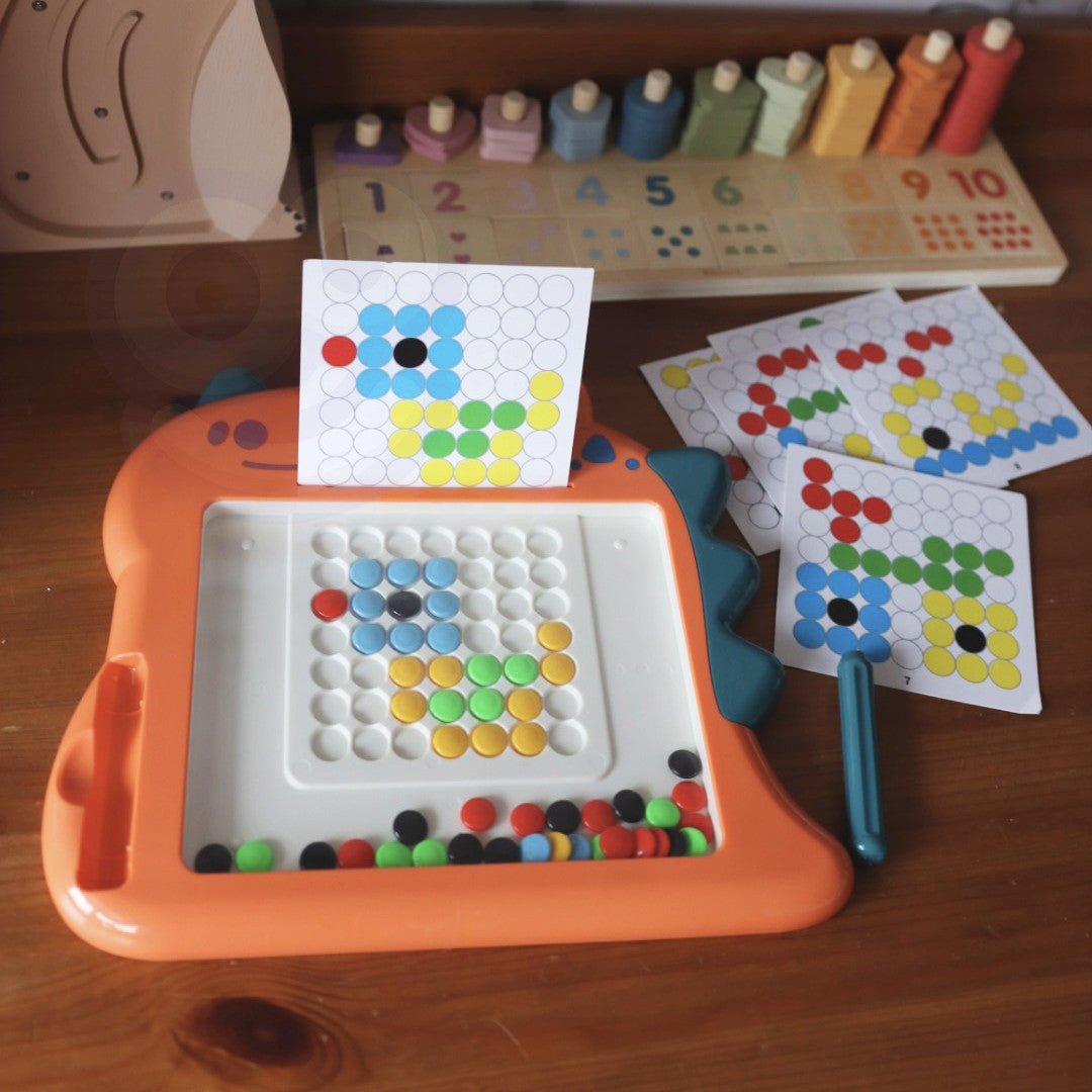 WOOPIE MagPad Magnetinė Lenta Vaikams Montessori Mozaika