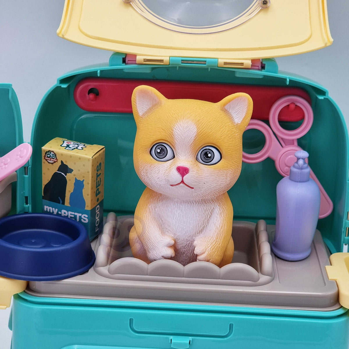 WOOPIE Katinuko grožio salonas 2 in 1 kuprinėje – nešiojamas rinkinys