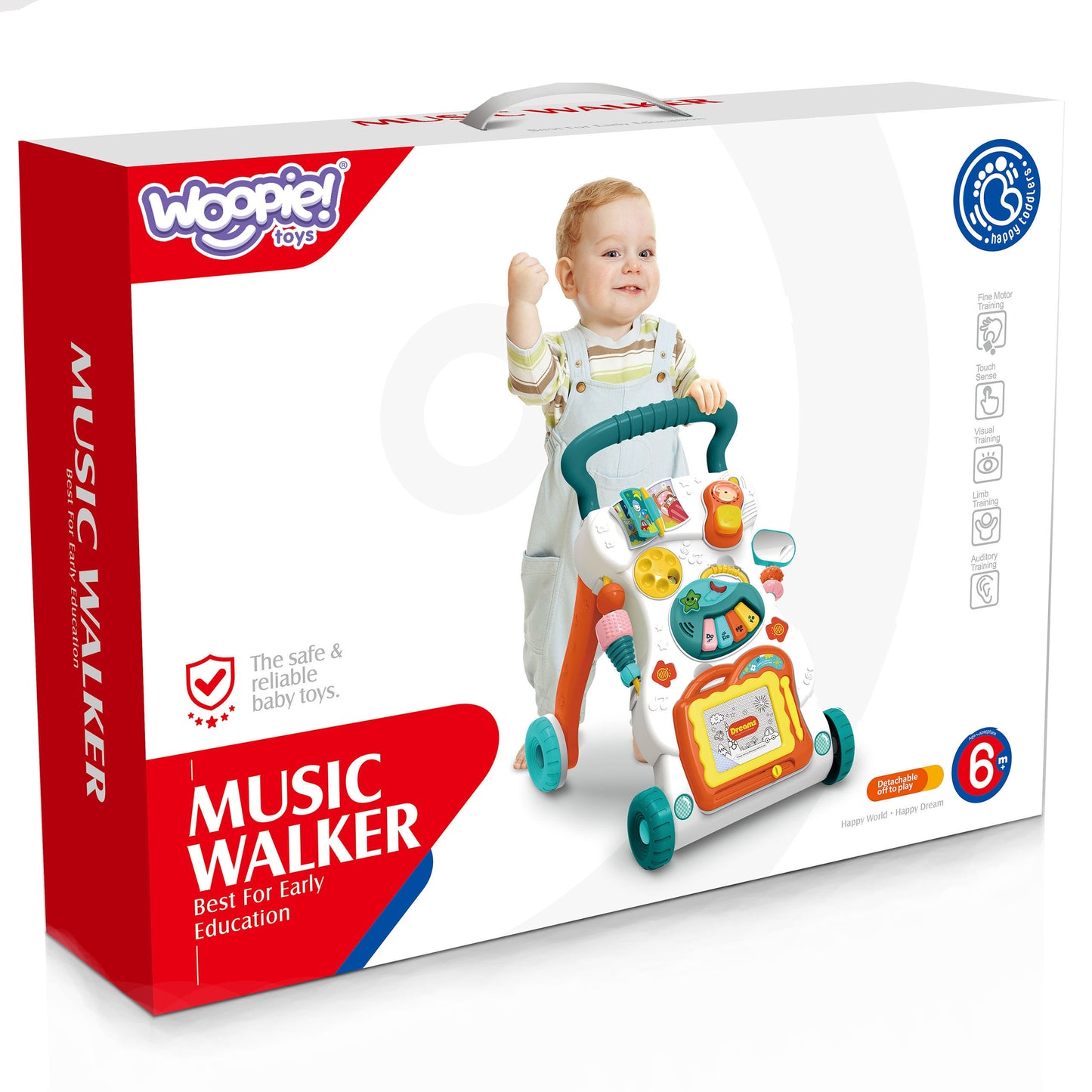 WOOPIE BABY Muzikinis Stumdukas su Lavinamuoju Žaidimų Skydeliu