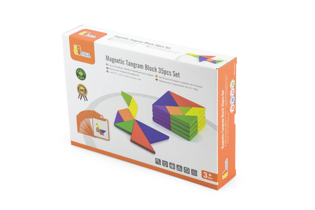 VIGA Tangram Medinis Loginis Žaidimas FSC Sertifikatas
