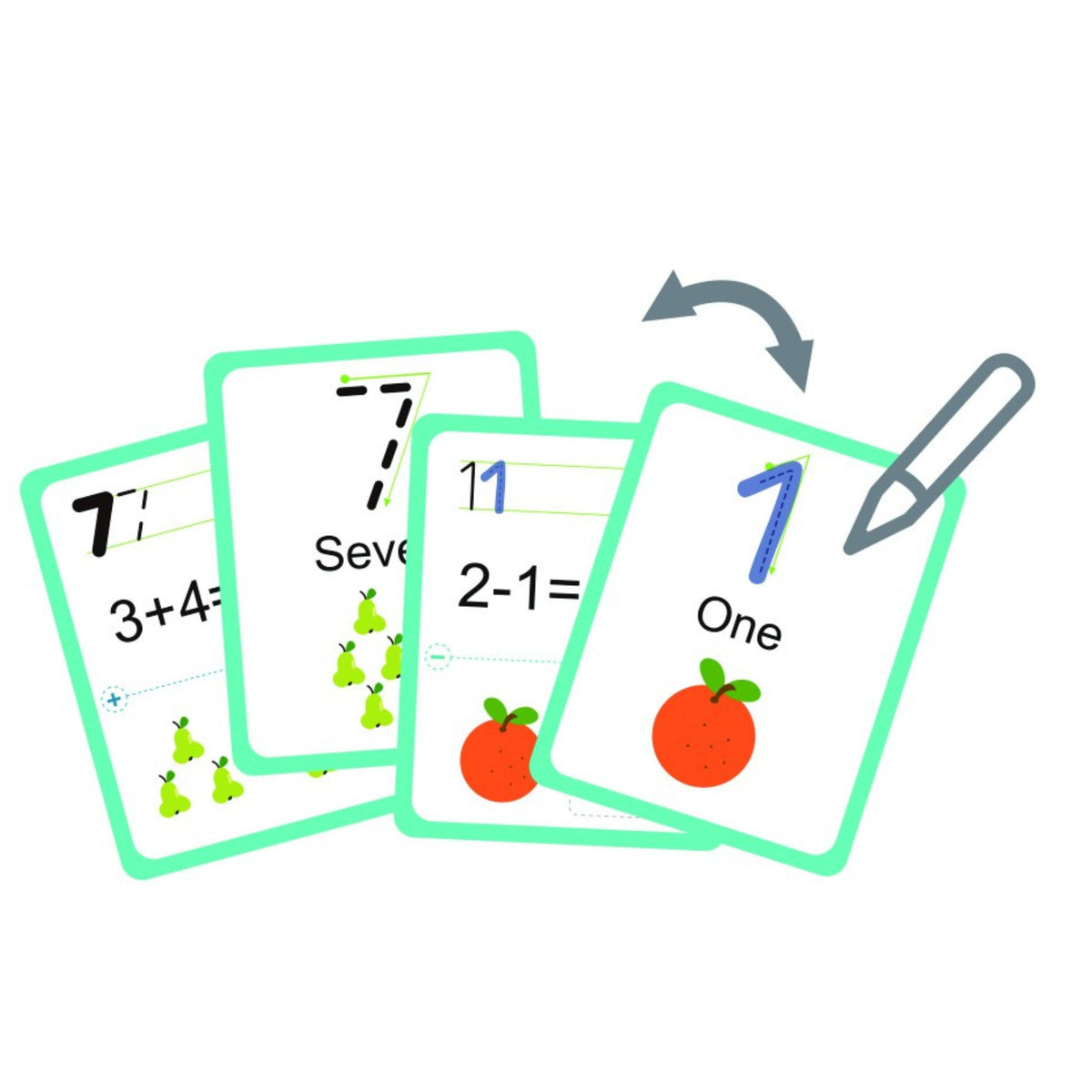TOOKY TOY Magnetinė matematikos mokymosi dėžutė, 86 d.