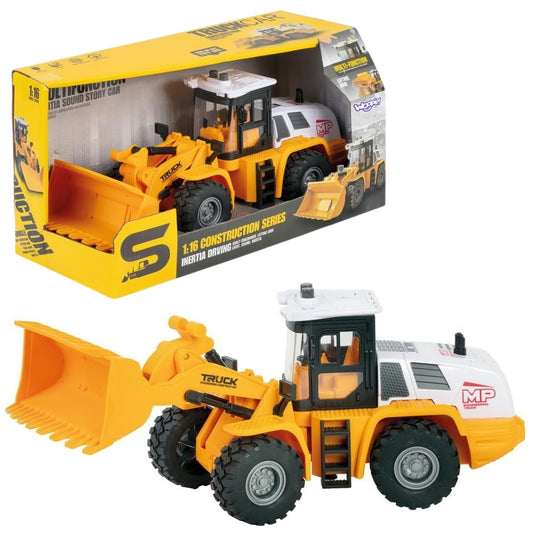 WOOPIE Ekskavatorius-Kroviklis 1:16 su Šviesos ir Garso Efektais