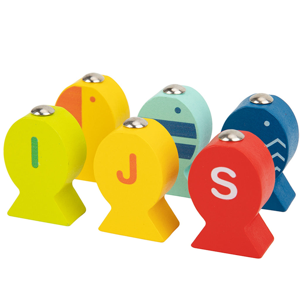 Tooky Toy Medinis Žvejybos Žaidimas su Raidėmis, 29 dalys