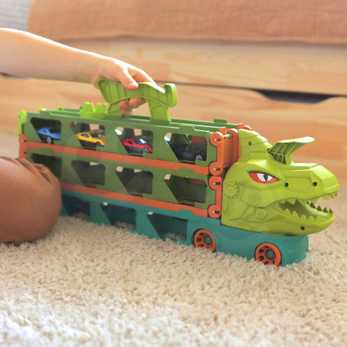 WOOPIE Sunkvežimis Dinozauras su 2,1 m Trasa Automobiliams