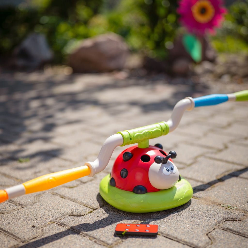 WOOPIE 3in1 raketų paleidėjas, šokdynė ir taiklumo žaidimas Boružė