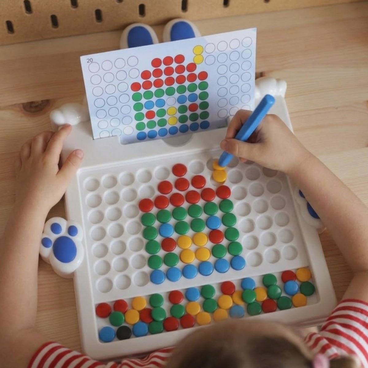 WOOPIE MagPad Magnetinė Lenta Triušis Montessori vaikams
