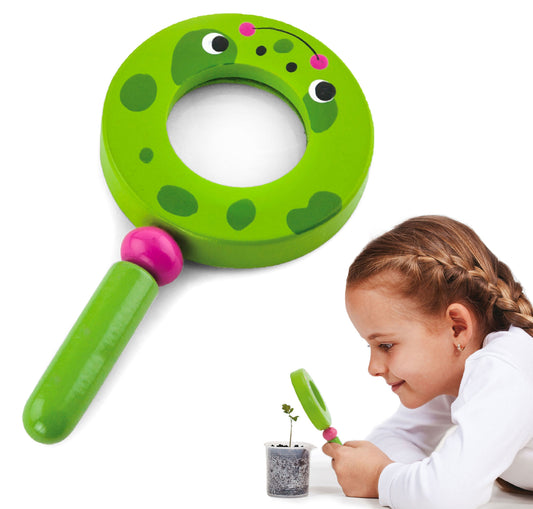 VIGA medinė lupa vaikams „Varlė“ – pagrindinis vaizdas