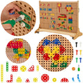 MASTERKIDZ geometrinių figūrų rinkinys STEM sienelėms, 260 vnt.