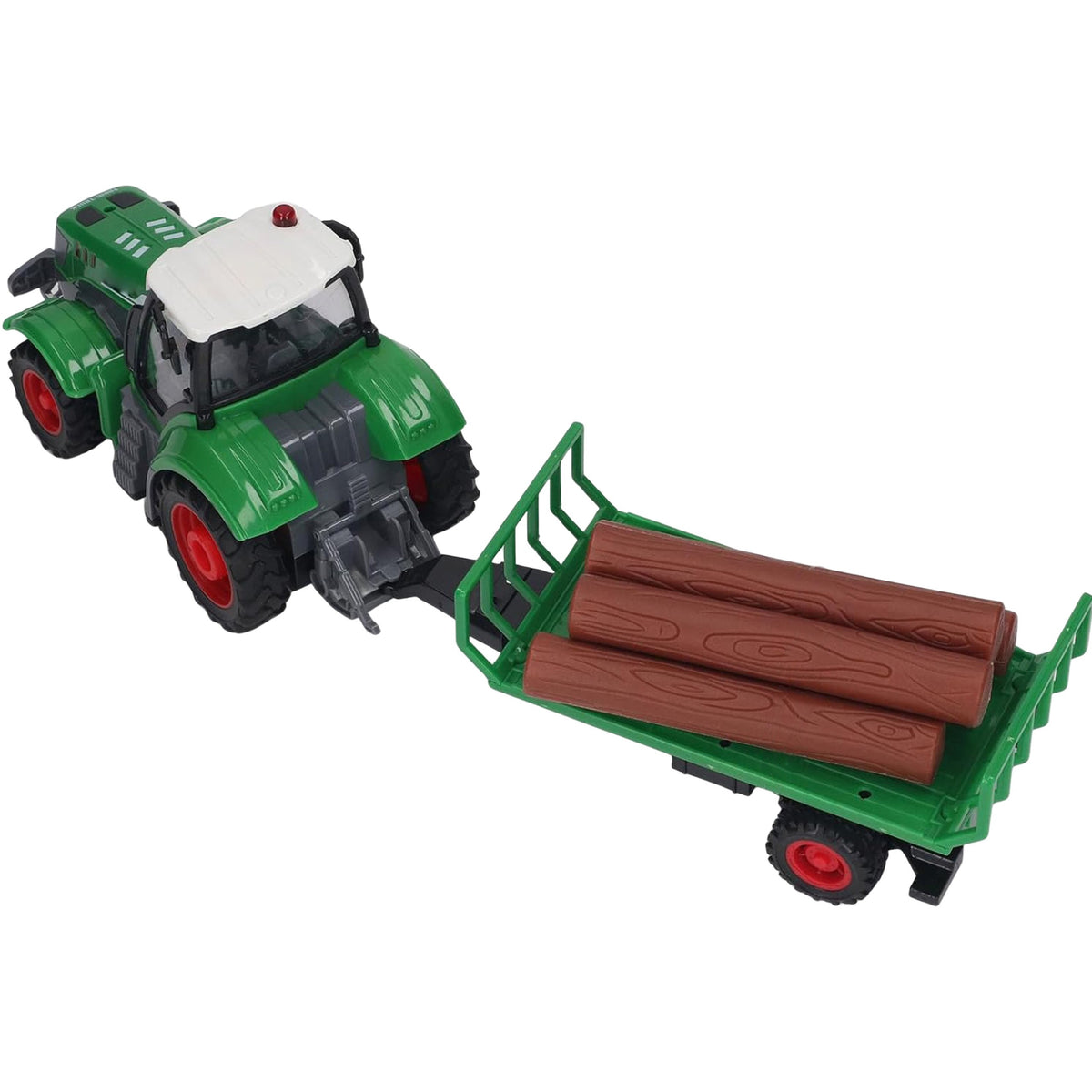 WOOPIE Radijo bangomis valdomas traktorius su priekaba 1:24