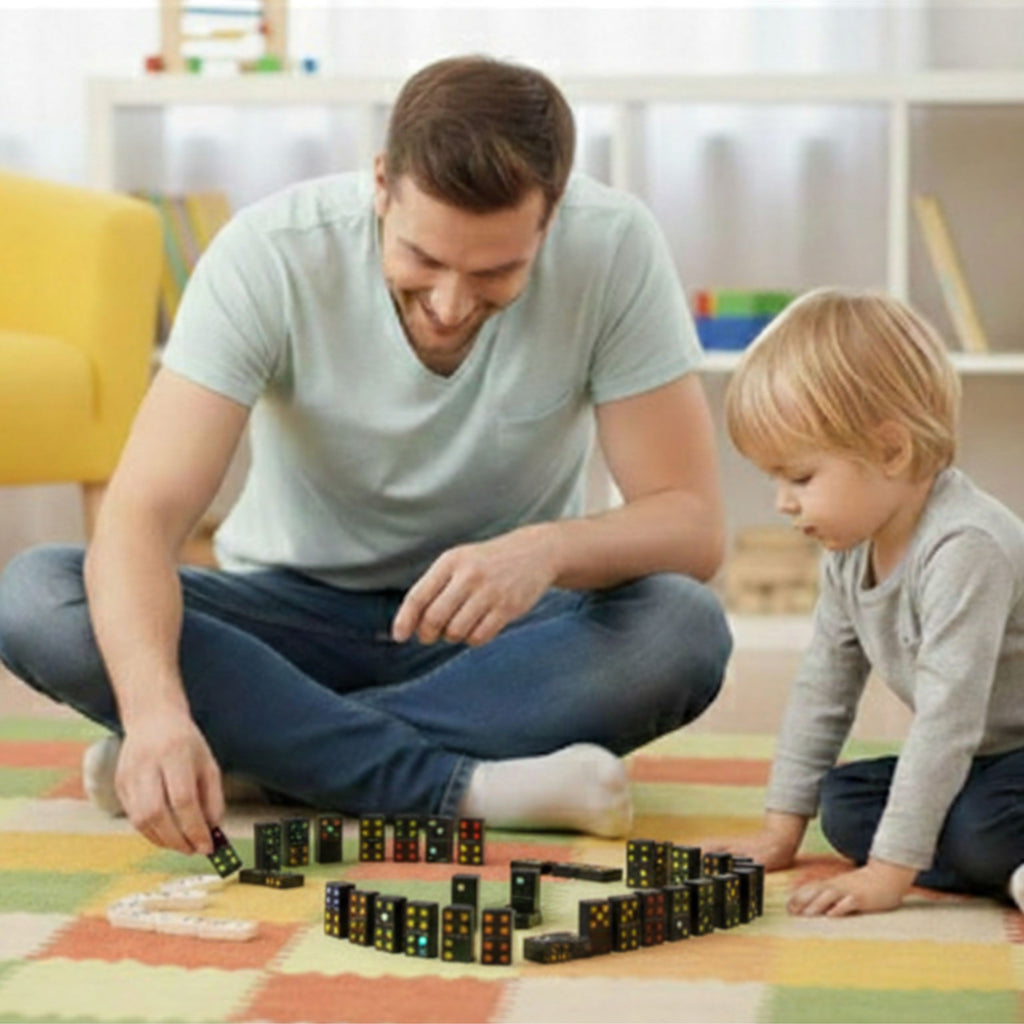 WOOPIE Domino šeimos žaidimas 28 detalės vaikams
