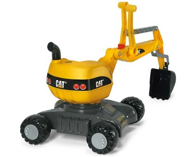 Rolly Toys RollyDigger CAT Važiuojamas Ekskavatorius 360° Geltonas