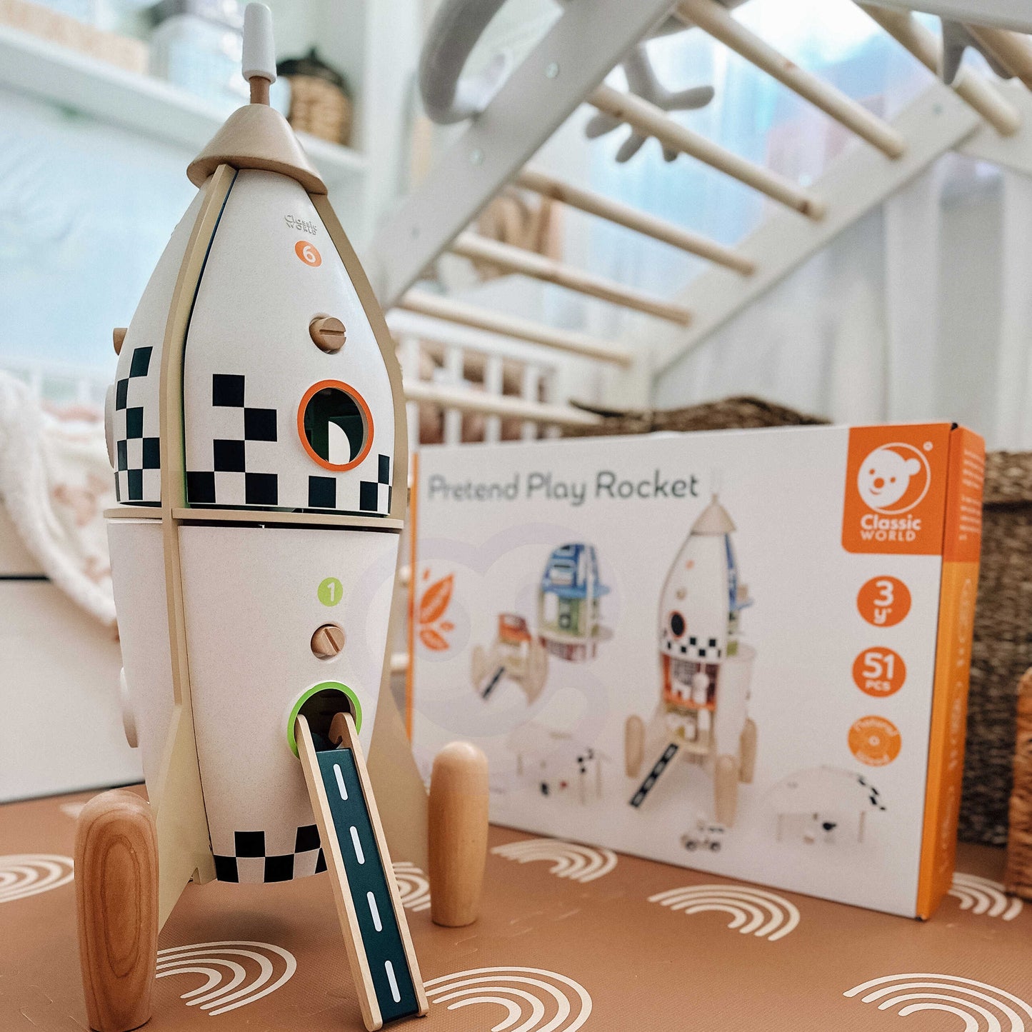 CLASSIC WORLD Medinis raketos modelis