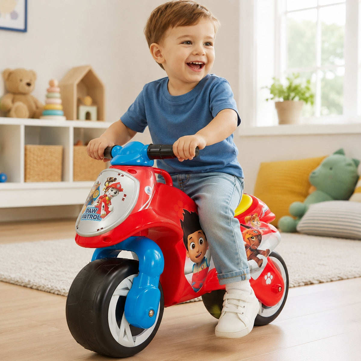 INJUSA Paw Patrol paspirtukas-motociklas vaikams nuo 18 mėn.
