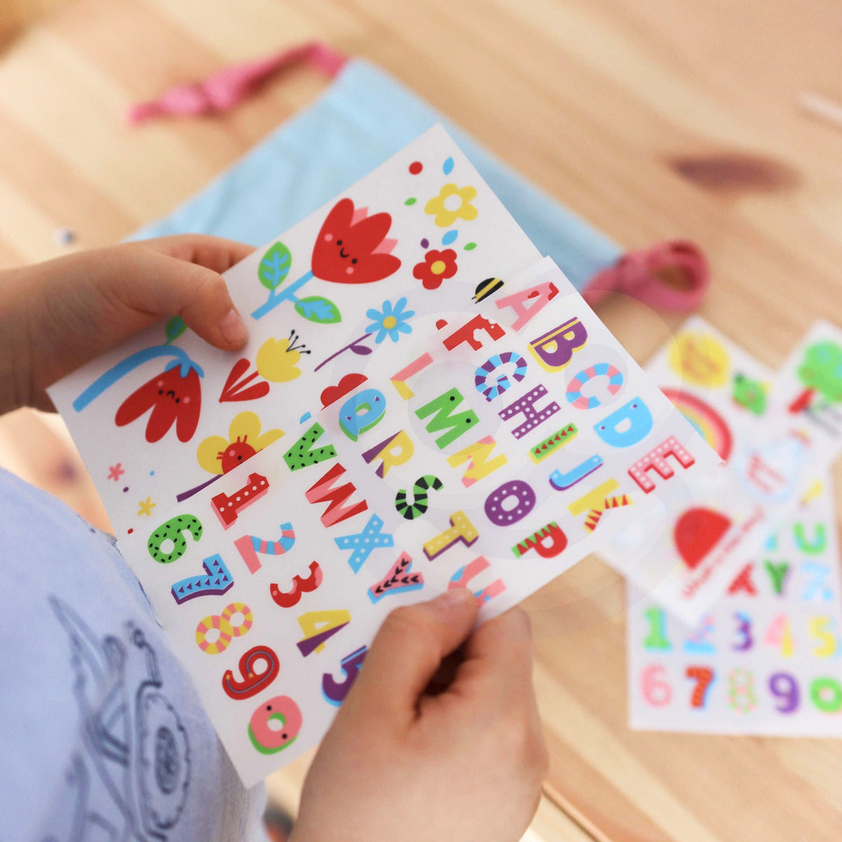 WOOPIE ART&FUN Kūrybinis Rinkinys – Rankinės Dekoravimas Lipdukais