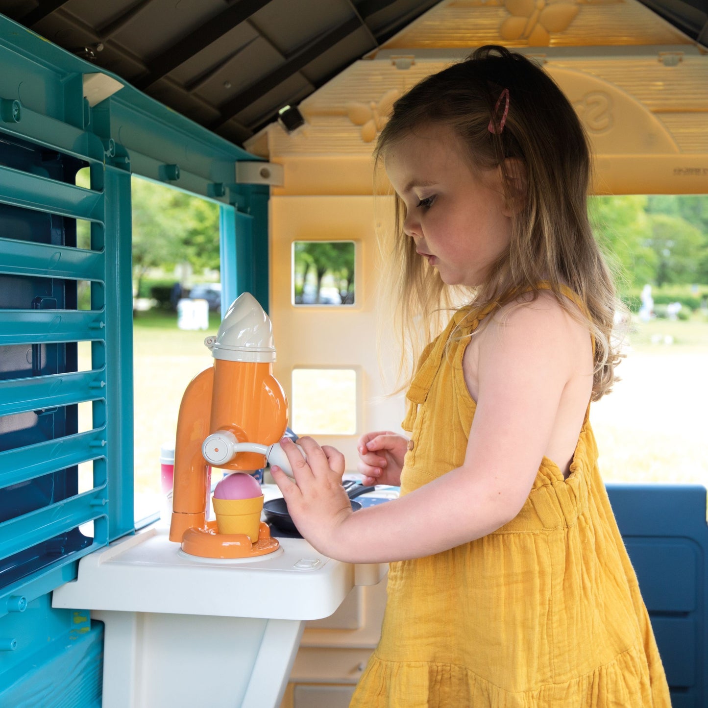 SMOBY Garden House Sweety Corner Ledainė – Žaidimų nameliai su priedais