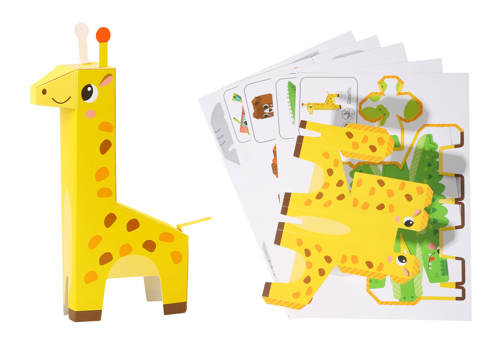 WOOPIE ART&FUN 3D Origami Kūrybinis Rinkinys – 10 Gyvūnėlių