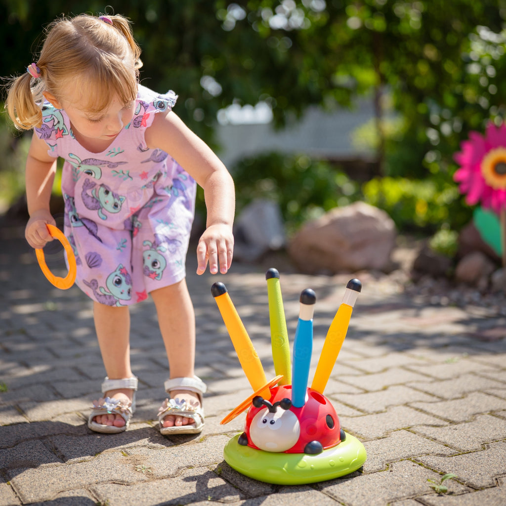 WOOPIE 3in1 raketų paleidėjas, šokdynė ir taiklumo žaidimas Boružė