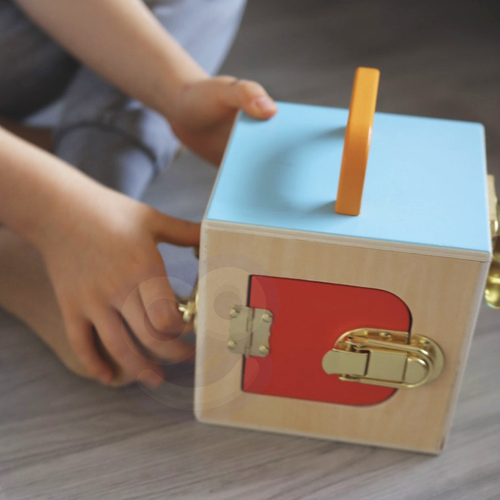 Tooky Toy edukacinis Montessori rinkinys 6in1: dėlionė, skaitliukai ir orų lenta, vaikams nuo 3 metų – vaizdas 6