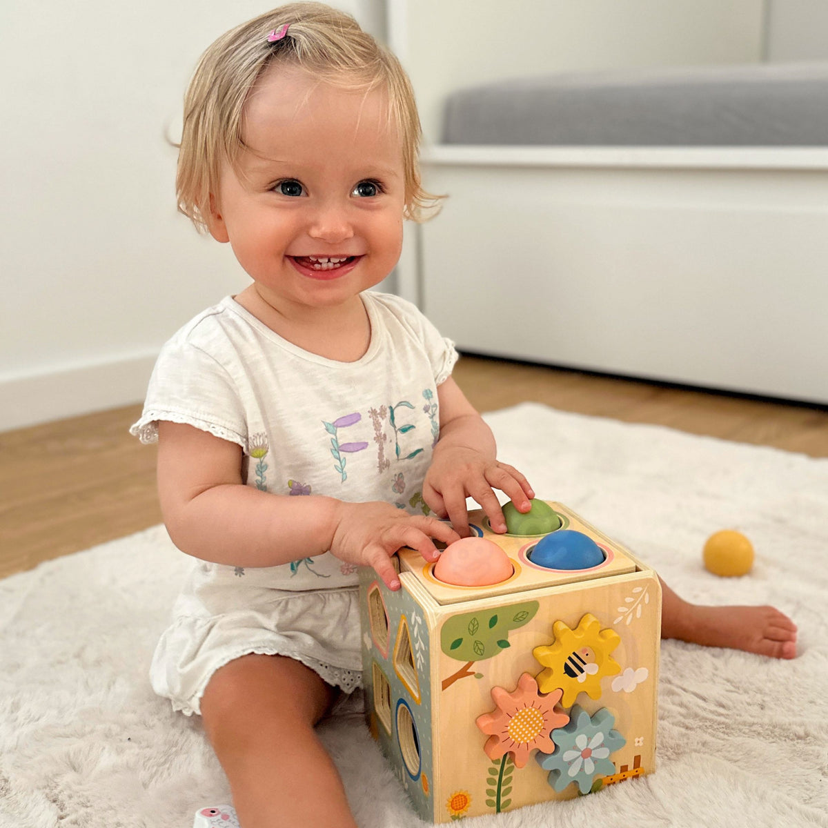 TOOKY TOY Medinis Edukacinis Kubas 5-in-1 su Priedais