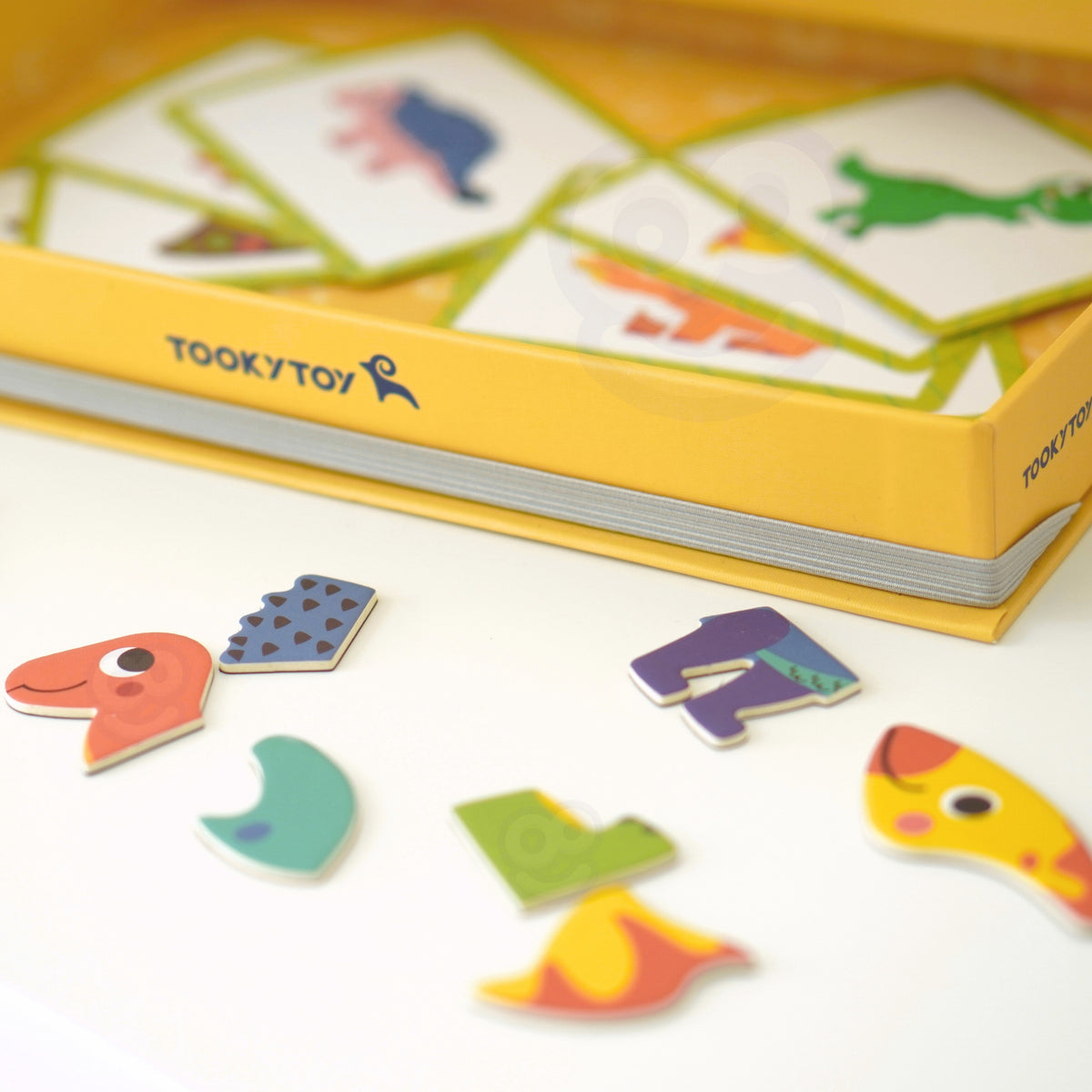 TOOKY TOY Magnetinė dėlionė Dinozaurai vaikams
