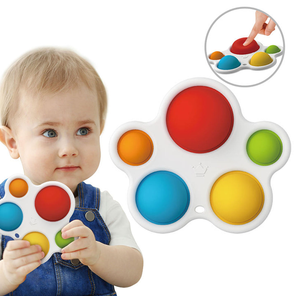 WOOPIE BABY POP IT Montessori jutiminis antistresinis žaislas
