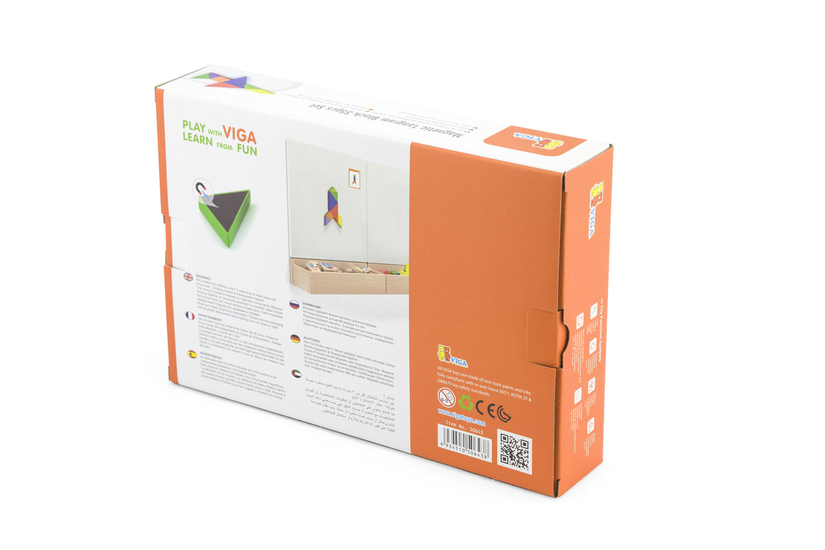 VIGA Tangram Medinis Loginis Žaidimas FSC Sertifikatas