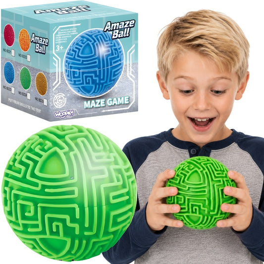 WOOPIE Amaze Ball – 3D Labirintas Kamuoliukas Vaikams, Žalias