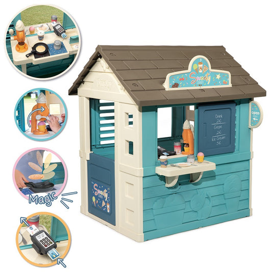 SMOBY Garden House Sweety Corner Ledainė – Žaidimų nameliai su priedais