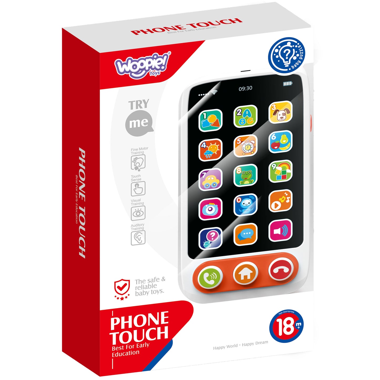 WOOPIE BABY Interaktyvus išmanusis telefonas vaikams – vaizdas 3
