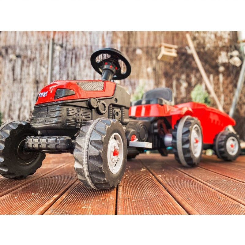 WOOPIE Farmer GoTrac MAXI Minamas Traktorius su Priekaba