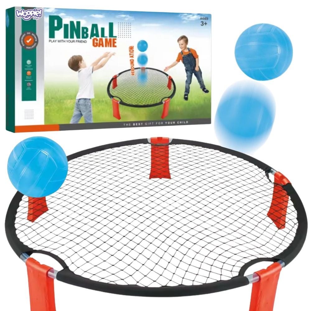 WOOPIE Smash Ball vikrumo žaidimas: batutas, 2 kamuoliai ir pompa – pagrindinis vaizdas