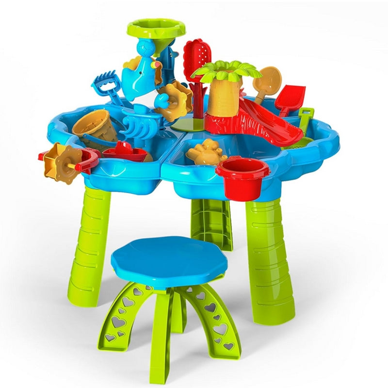 WOOPIE 2in1 Vandens ir smėlio staliukas su kėdute ir delfinu – vaizdas 6