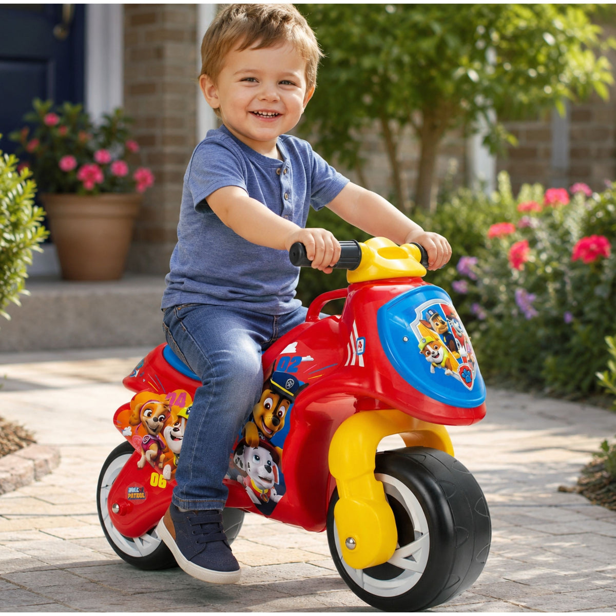 INJUSA Paw Patrol paspirtukas-motociklas vaikams nuo 18 mėn.