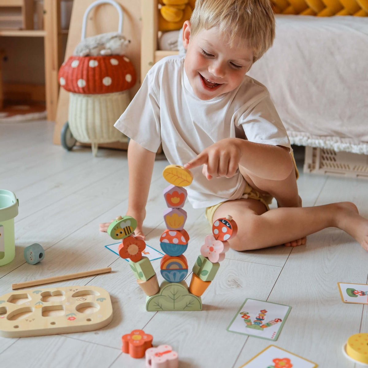 TOOKY TOY Magic Garden 5in1 Montessori lavinamoji dėžė