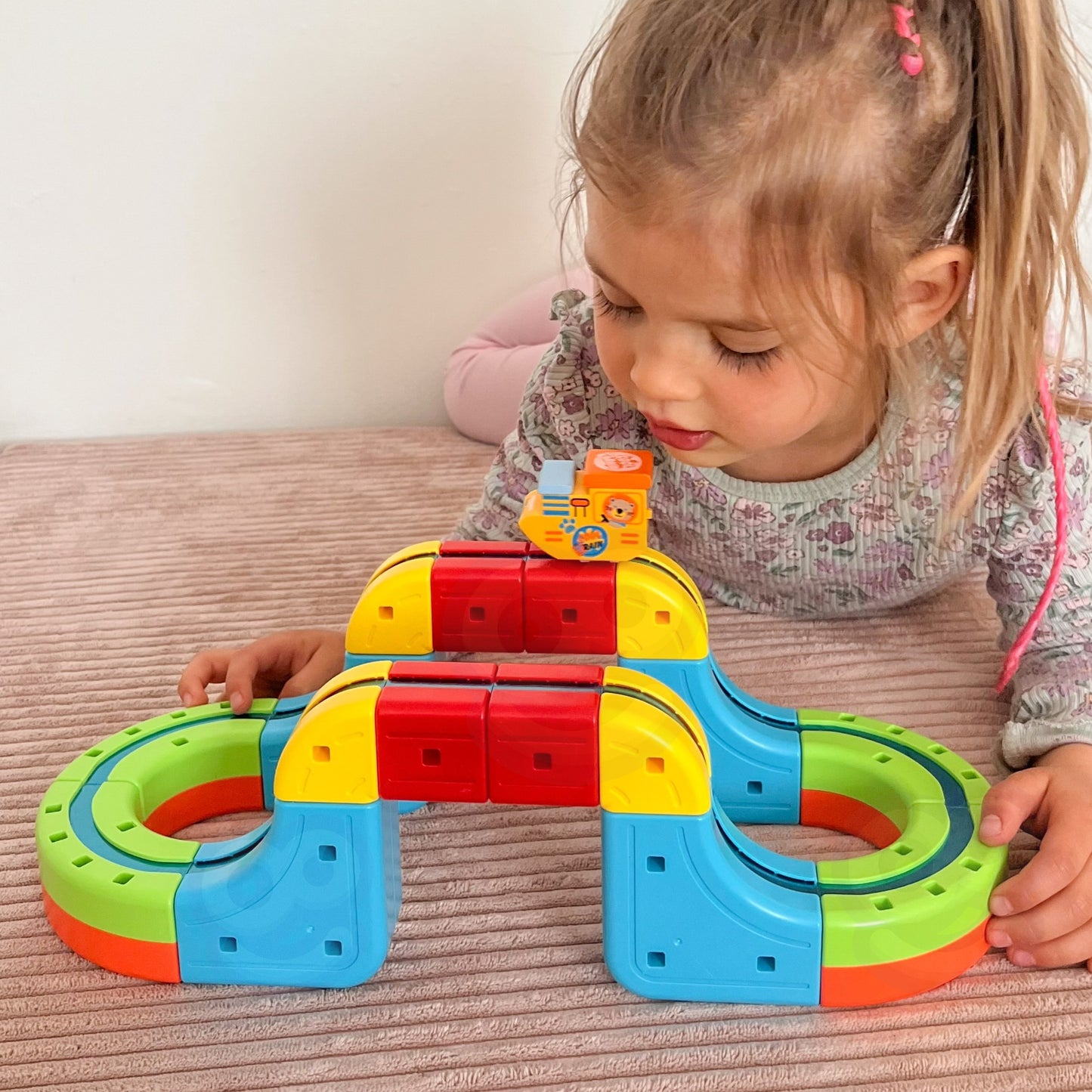 WOOPIE Magic Cube Train Antigravitatinis Magnetinis Traukinukas 18 dalių