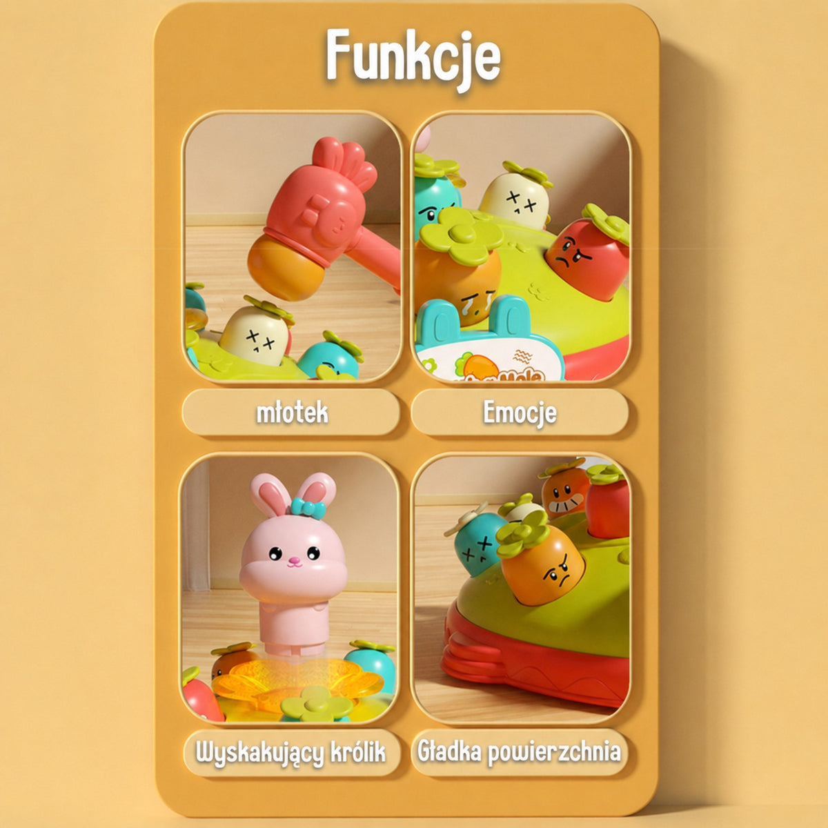 WOOPIE BABY Interaktyvus Įgūdžių Žaidimas Trenk Morką