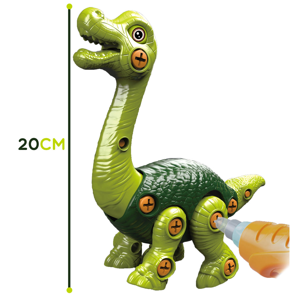 WOOPIE Brachiosaurus Surenkamas Dinozauras su Gręžtuvu 31 vnt.
