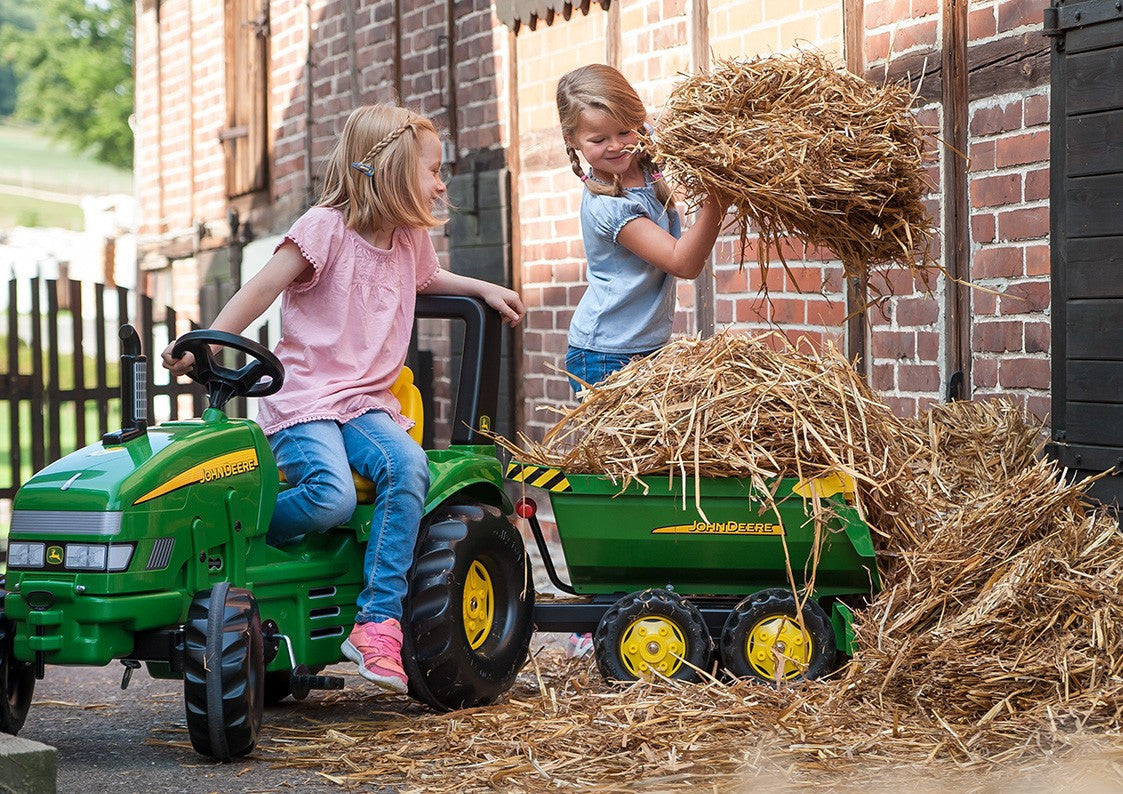 Rolly Toys rollyHalfpipe John Deere Savivartė Priekaba Traktoriams