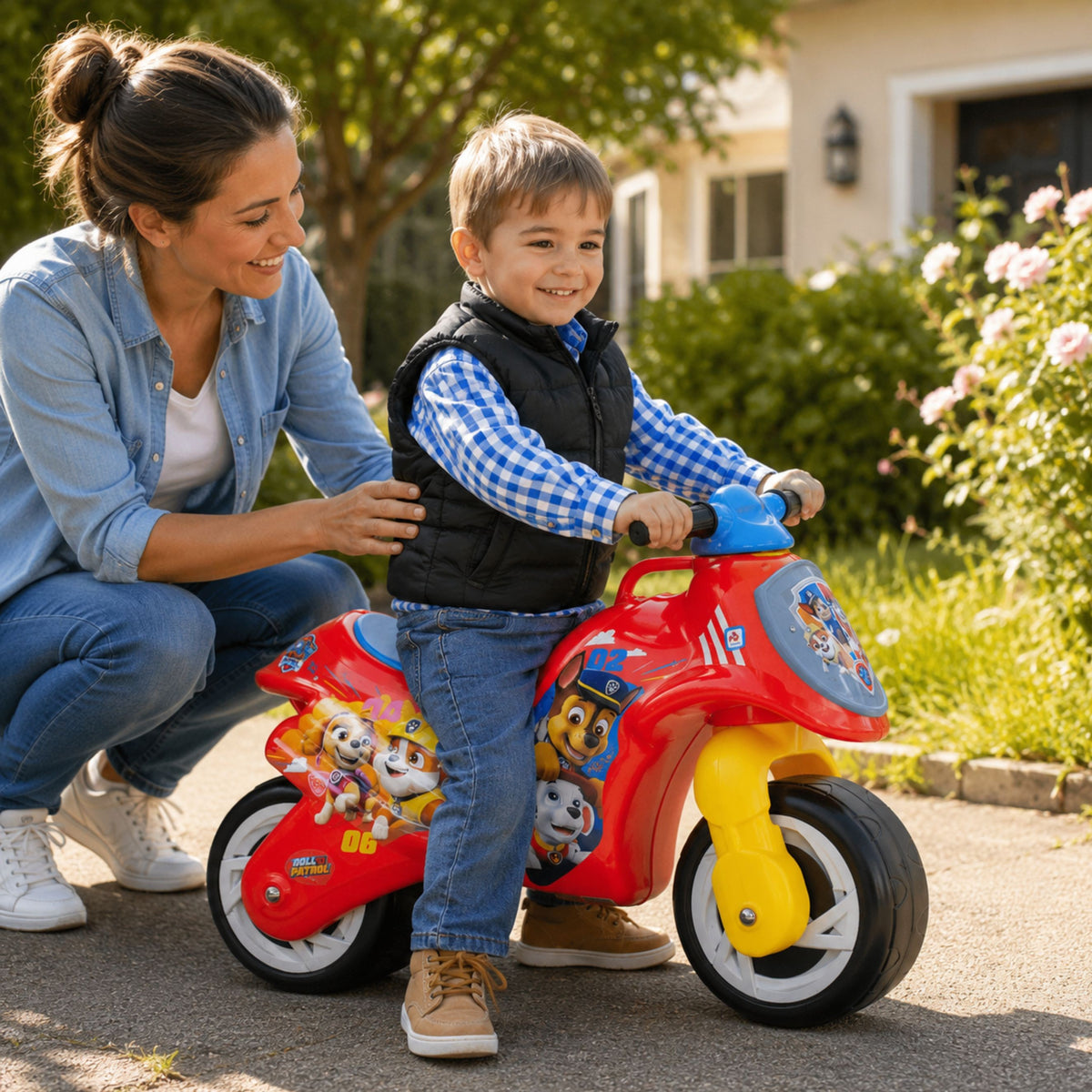 INJUSA Paw Patrol paspirtukas-motociklas vaikams nuo 18 mėn.