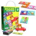 WOOPIE Montessori Domino Gyvūnai Transporto Priemonėse 28 Detalės