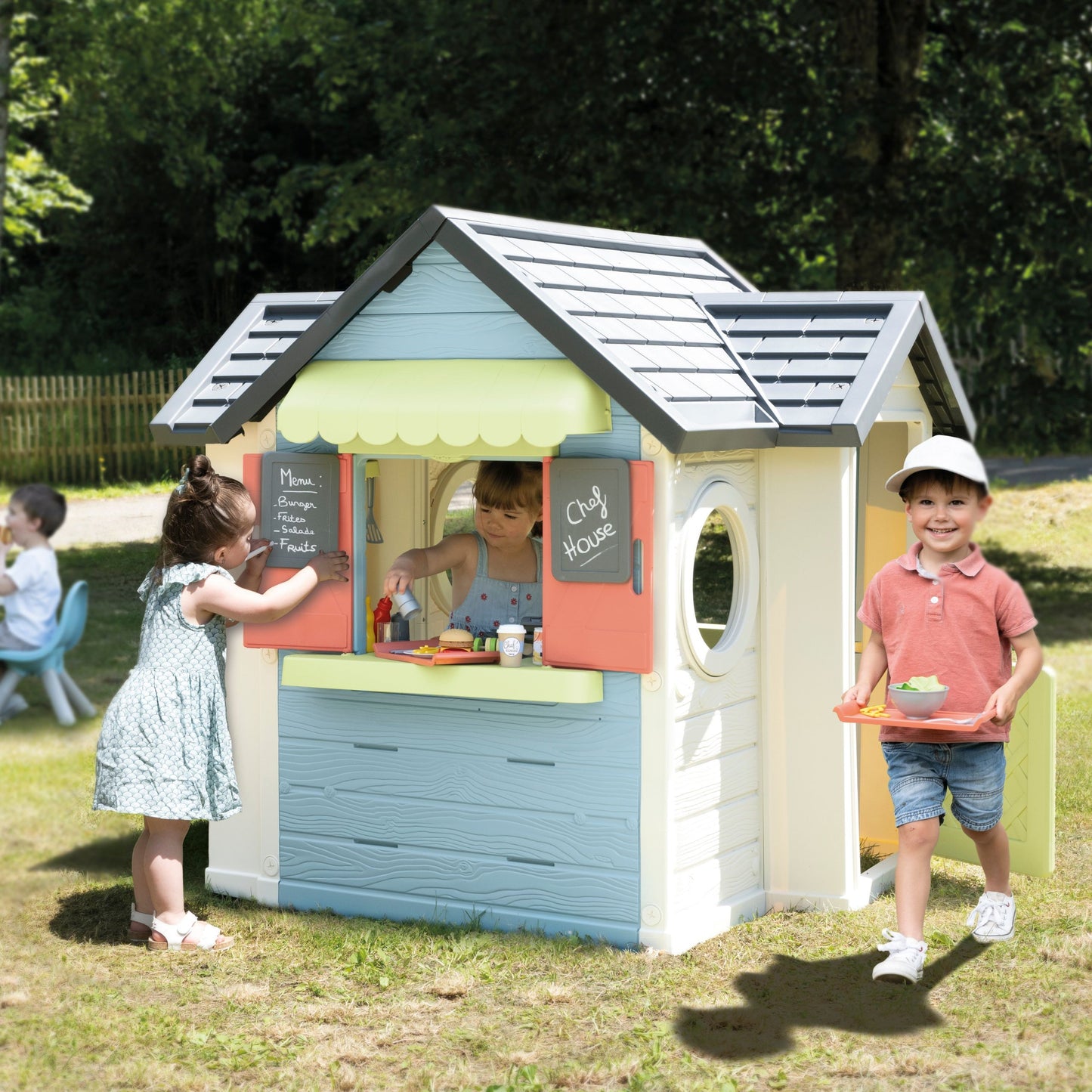 SMOBY Chef's Cottage Virėjo Namelis su Virtuvėle ir Priedais